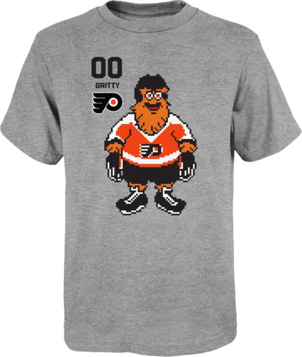 NHL Youth Philadelphia Flyers Gritty Pixel Grey T-Shirt product image