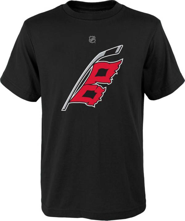 NHL Youth Carolina Hurricanes Sebastian Aho #20 Black T-Shirt