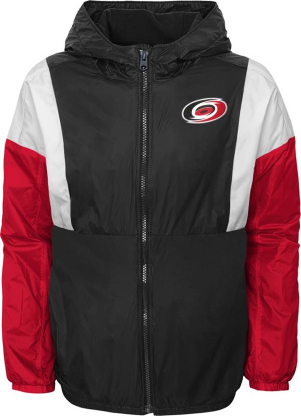 NHL Youth Carolina Hurricanes Stadium Red Windbreaker Jacket