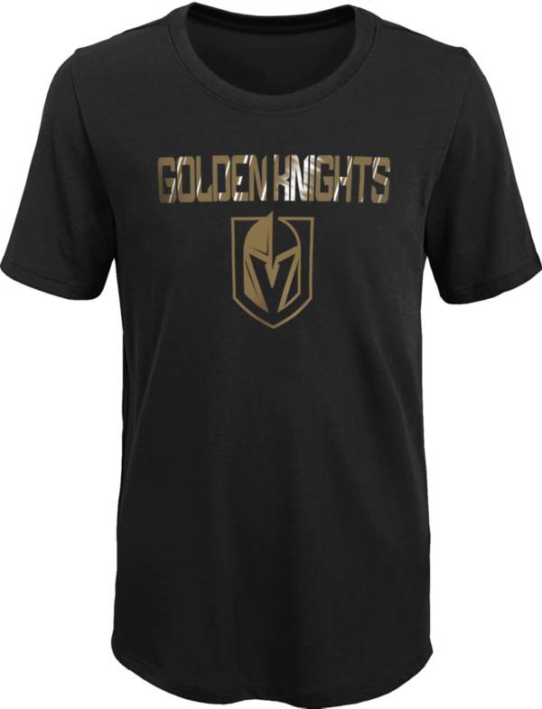 NHL Youth Las Vegas Golden Knights Ultra Black T-Shirt