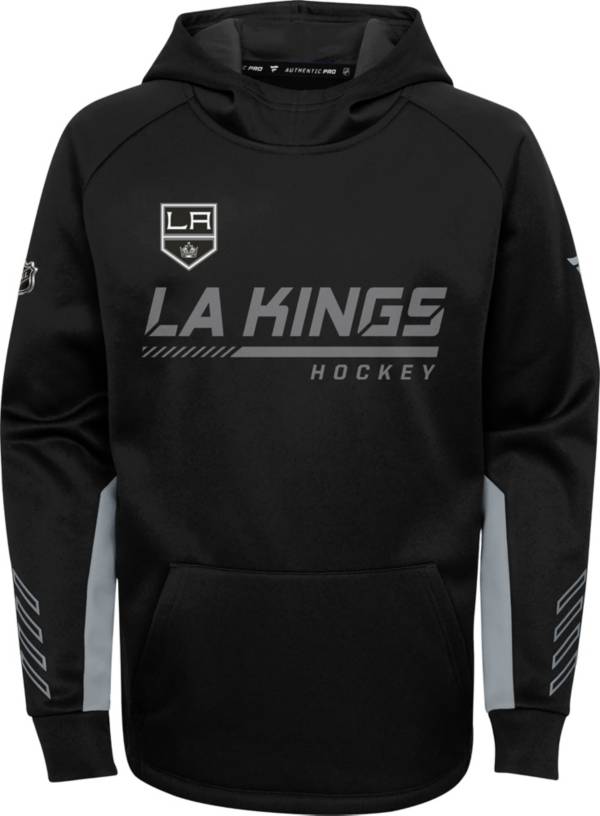 NHL Youth Los Angeles Kings Authentic Pro Black Pullover Hoodie