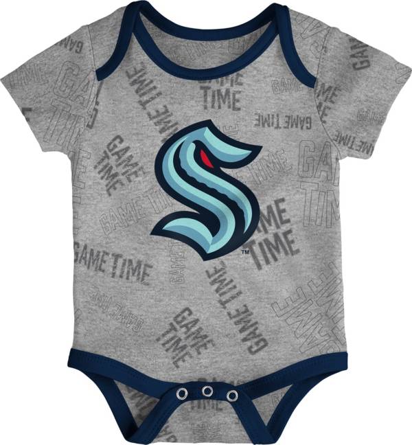 NHL Infant Seattle Kraken Hockey Star Onesie Set