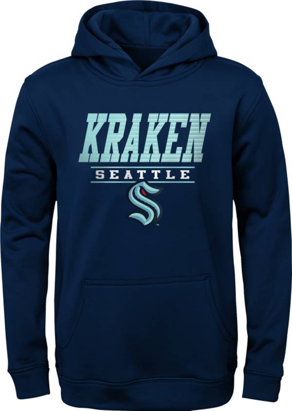 NHL Youth Seattle Kraken Winning Streak Navy Pullover Hoodie