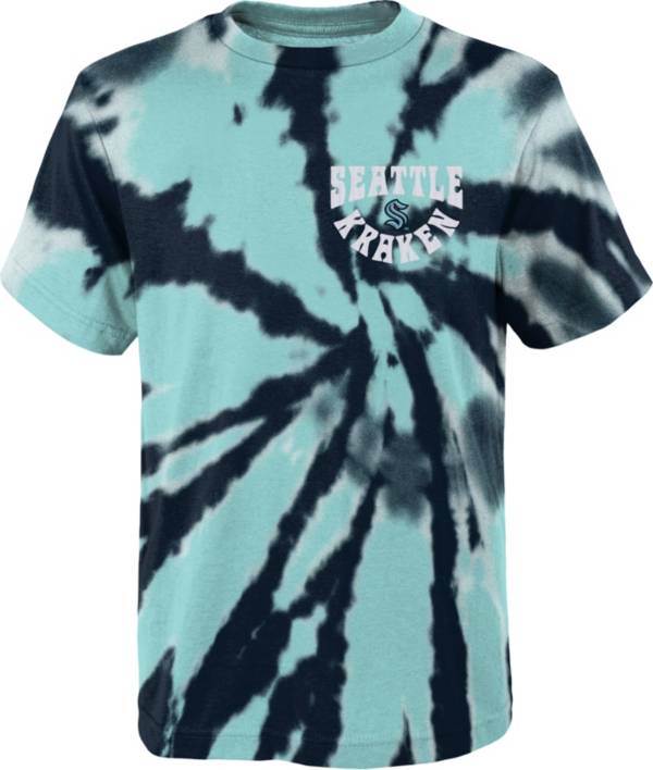 NHL Youth Seattle Kraken Pennant Tie-Dye T-Shirt