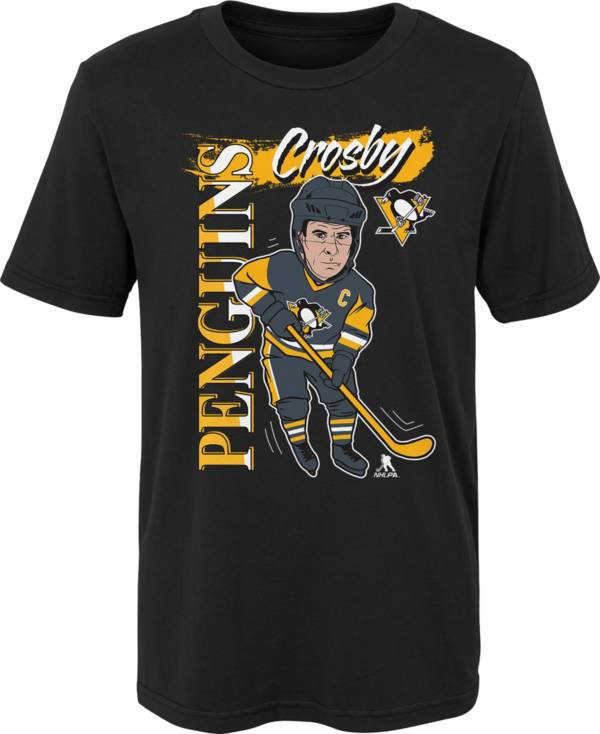 NHL Youth Pittsburgh Penguins Sidney Crosby #86 Black T-Shirt