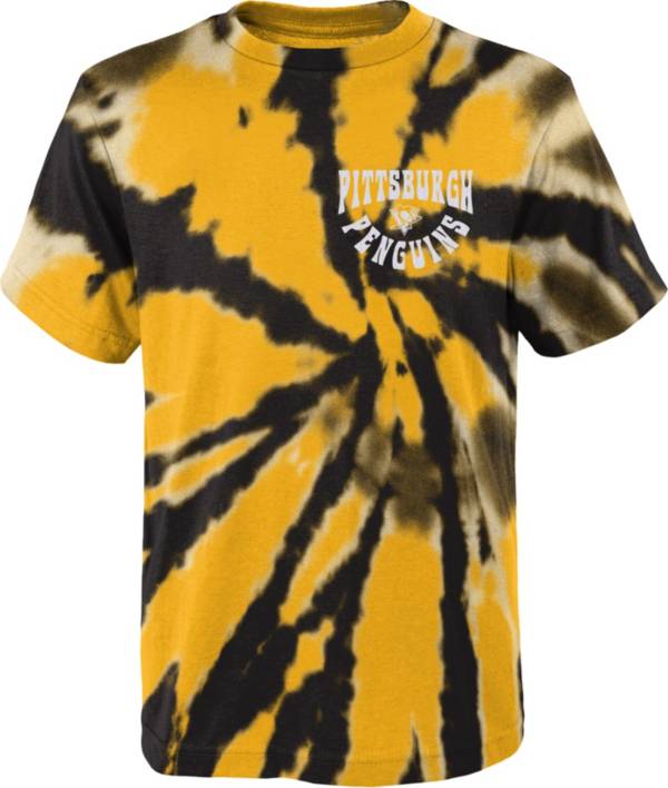 NHL Youth Pittsburgh Penguins Pennant Tie-Dye T-Shirt