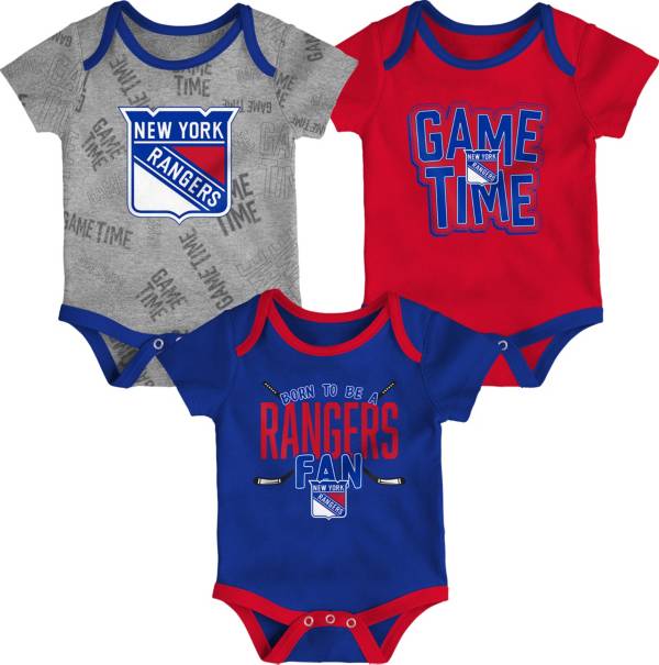 NHL Infant New York Rangers Game Time Onesie Set