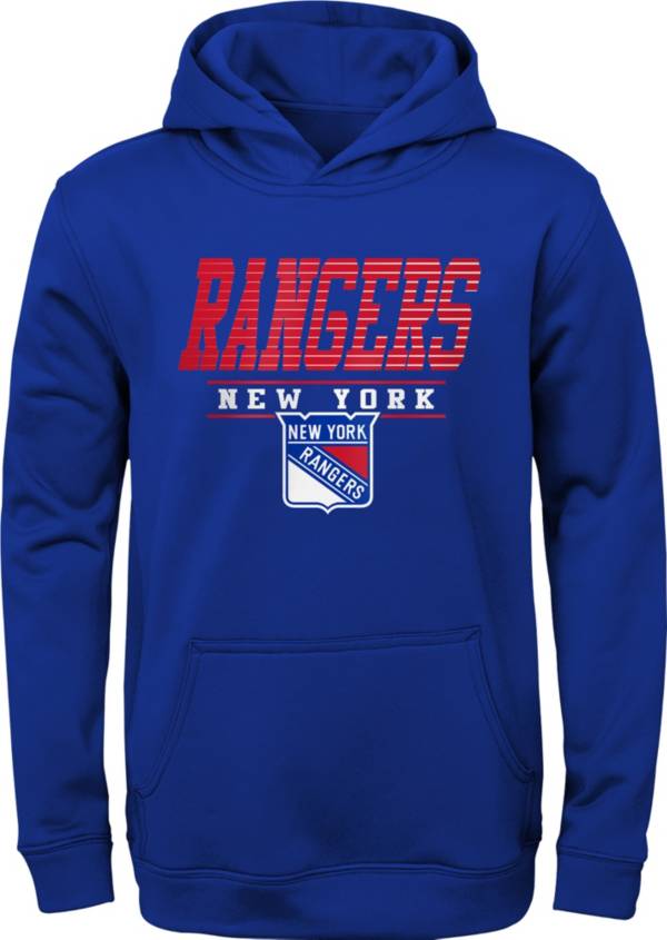 NHL Youth New York Rangers Winning Streak Royal Pullover Hoodie