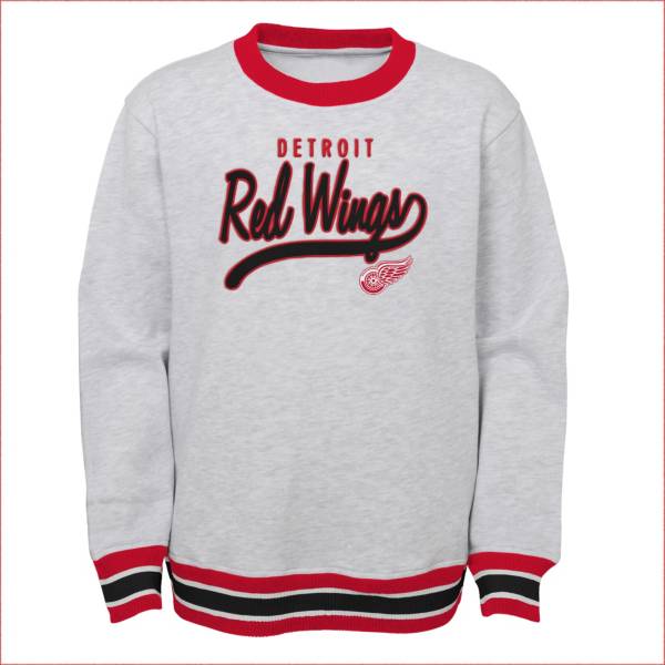 NHL Youth Detroit Red Wings Legends Heather Grey Pullover Sweatshirt product image