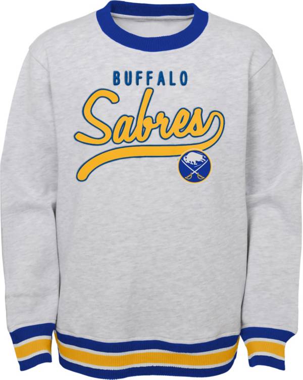 NHL Youth Buffalo Sabres Legends Heather Grey Pullover Sweatshirt