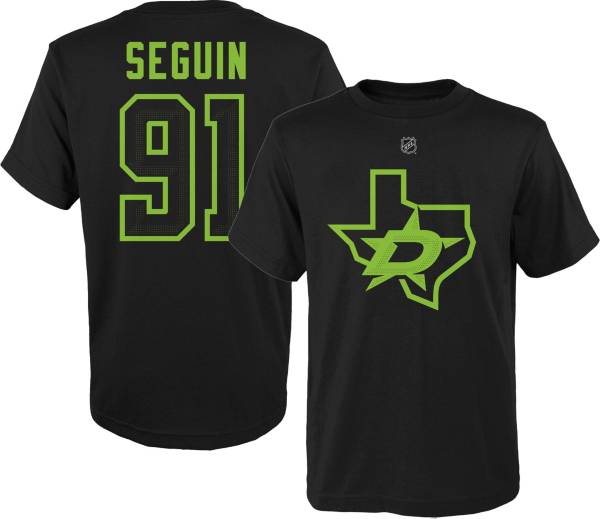 NHL Youth Dallas Stars Tyler Seguin #91 Third Black T-Shirt