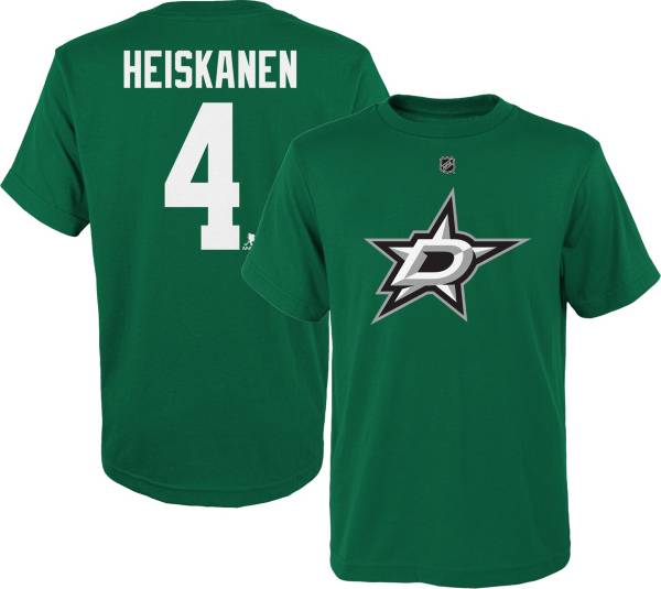 NHL Youth Dallas Stars Miro Heiskanen #4 Green T-Shirt