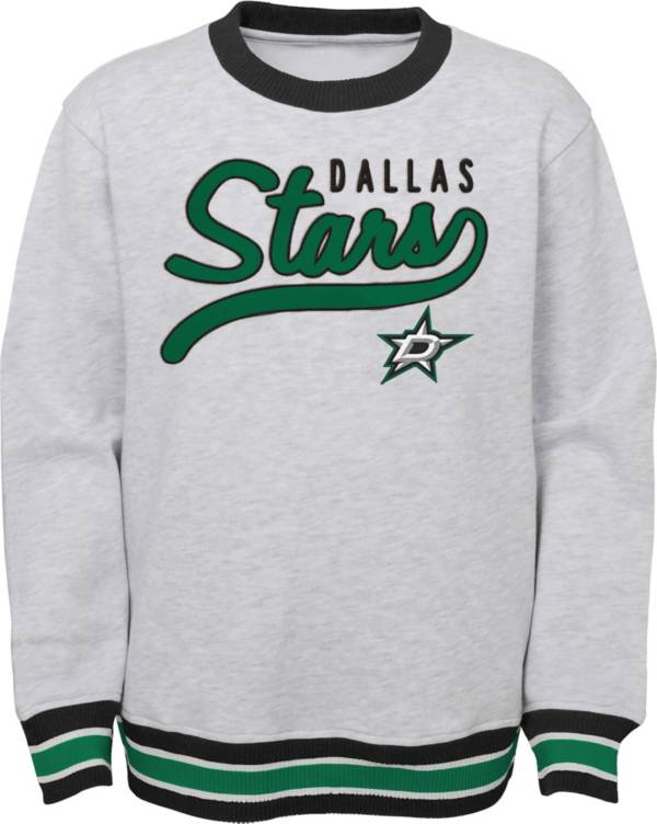 NHL Youth Dallas Stars Legends Heather Grey Pullover Sweatshirt