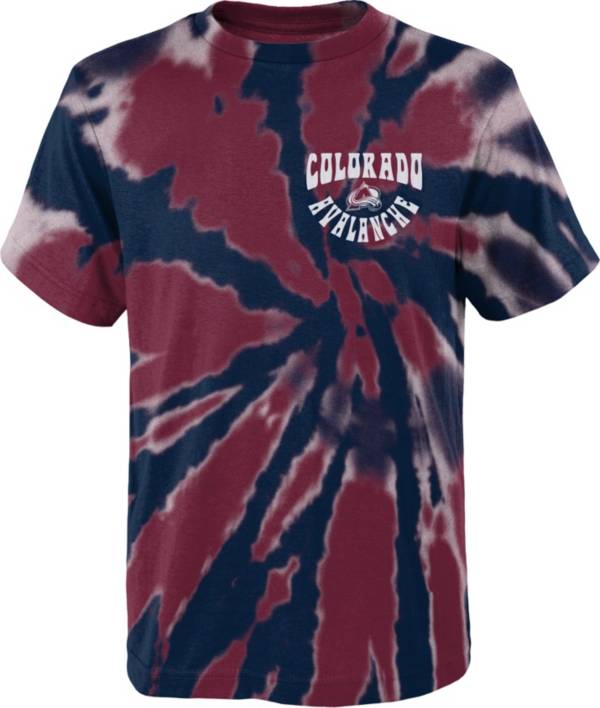 NHL Youth Colorado Avalanche Pennant Tie-Dye T-Shirt