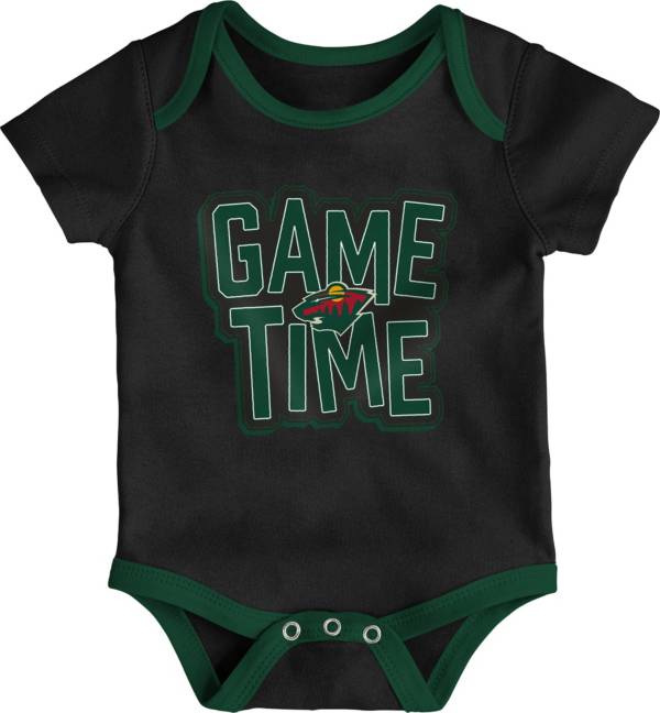 NHL Infant Minnesota Wild Game Time Onesie Set