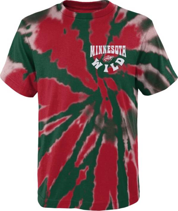 NHL Youth Minnesota Wild Pennant Tie-Dye T-Shirt