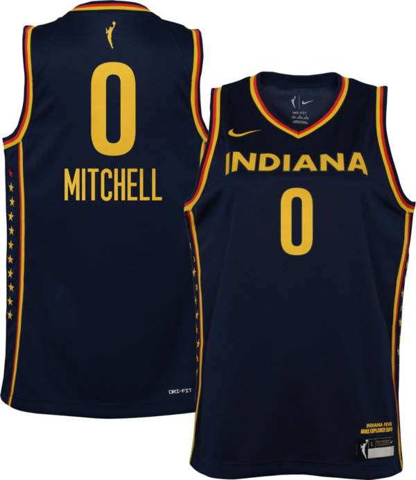 Nike Youth Indiana Fever Kelsey Mitchell Replica Explorer Jersey DICK