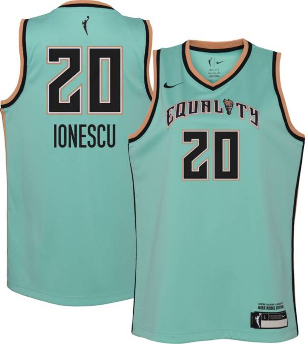 Nike Youth New York Liberty Sabrina Ionescu Replica Rebel Jersey
