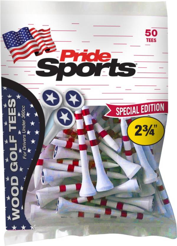 Pride 2 3/4" USA Golf Tees - 50 Pack product image