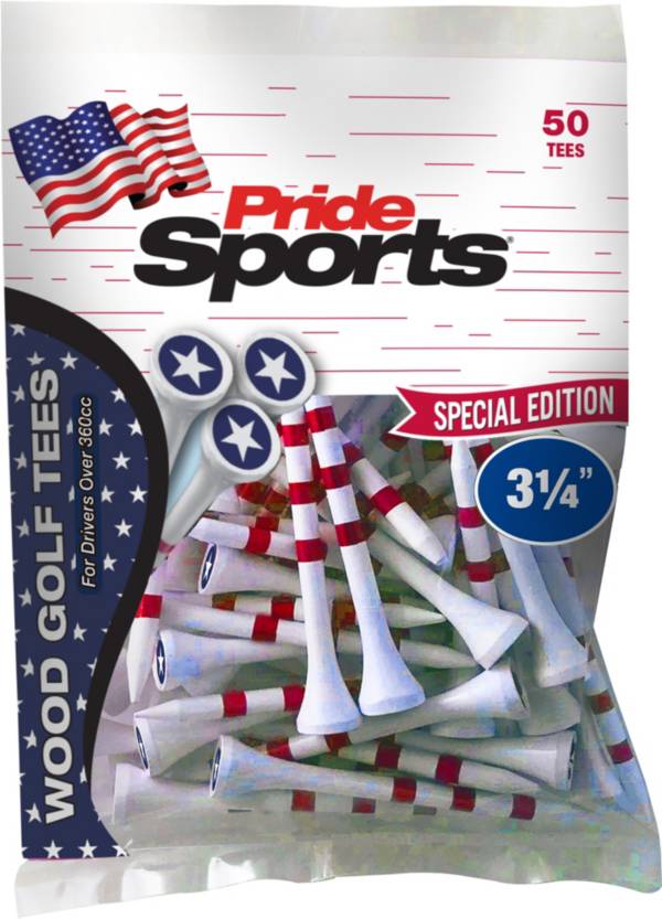 Pride 3 1/4" USA Golf Tees - 50 Pack product image