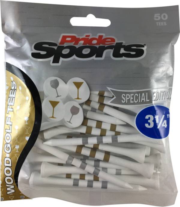 Pride Sports 3.25" Wine and Martini Special Edition Tees – 50 Pack product image
