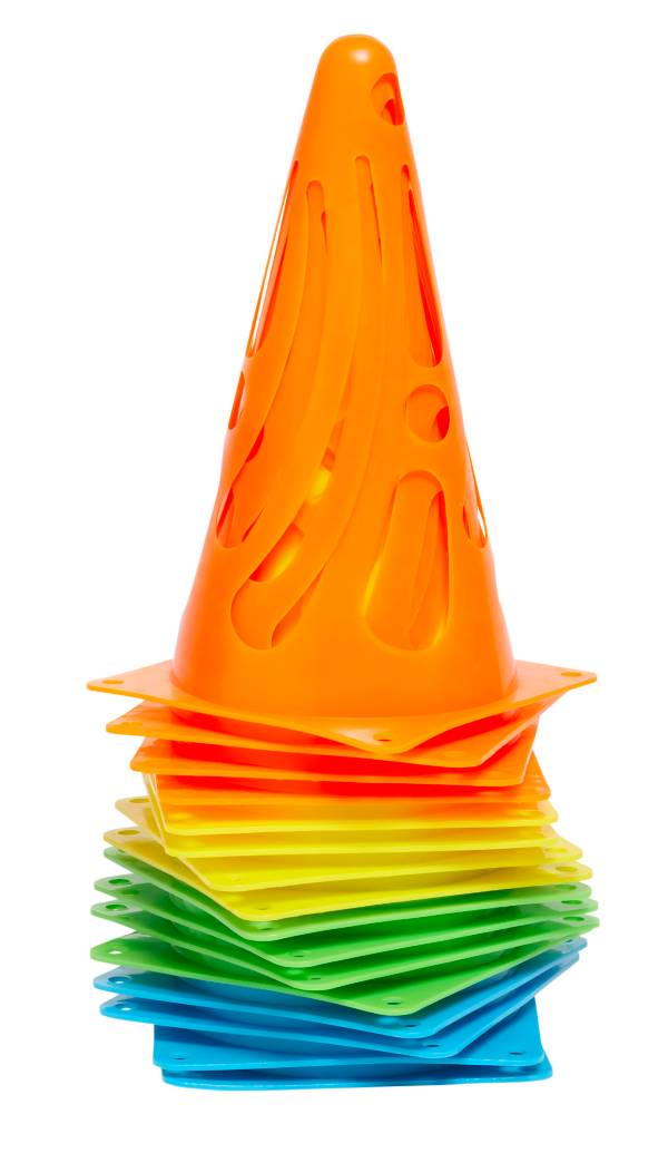Primed 16-Pack Collapsible Training Cones