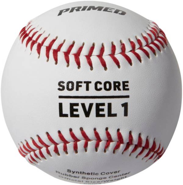 PRIMED Soft Core Level 1 Baseballs - 3 Pack