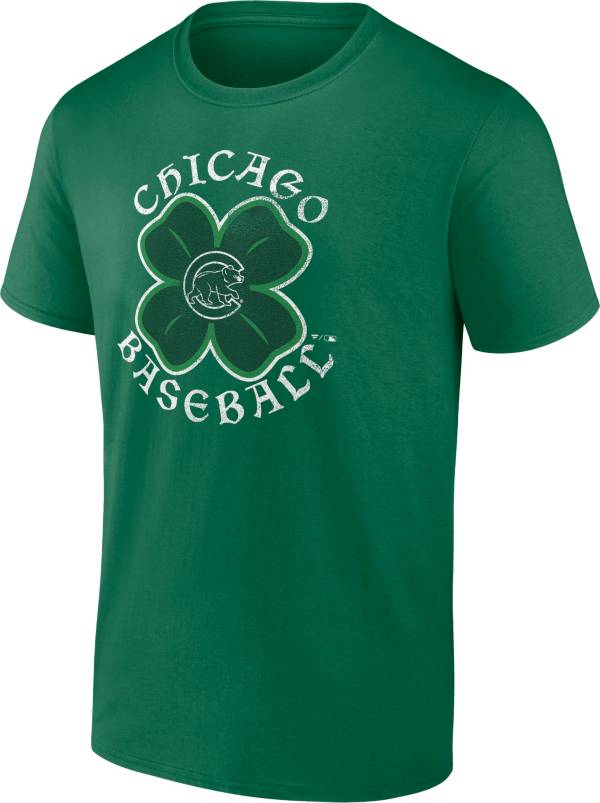MLB Men's Chicago Cubs St. Patrick's Day '22 Green Celtic T-Shirt