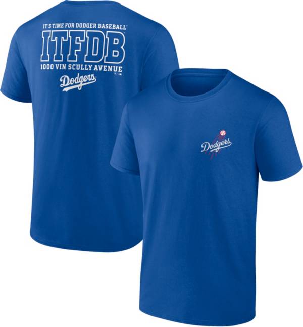 MLB Men's Los Angeles Dodgers Royal Bring It T-Shirt