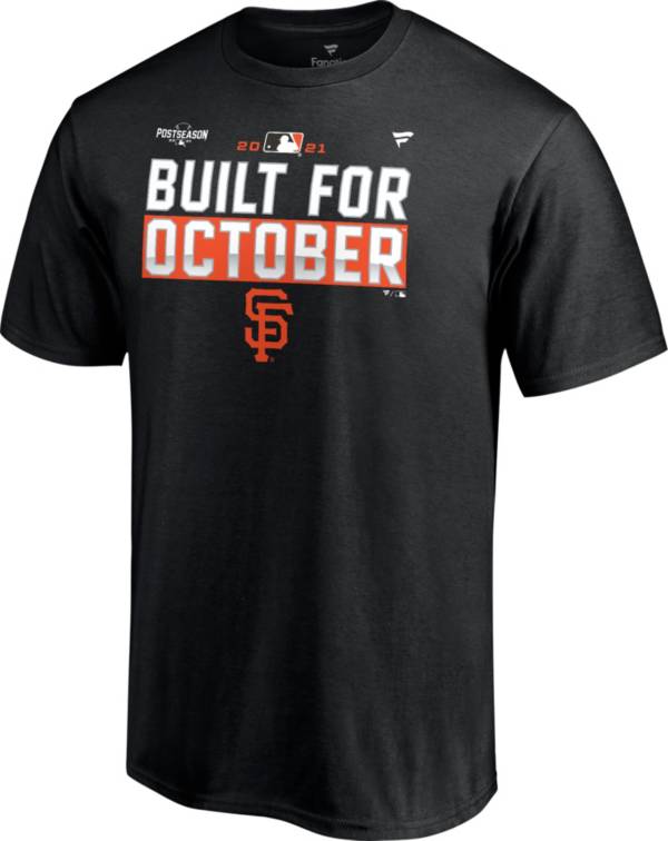 MLB Men's San Francisco Giants 2021 Postseason Locker Room 'Built for October' T-Shirt