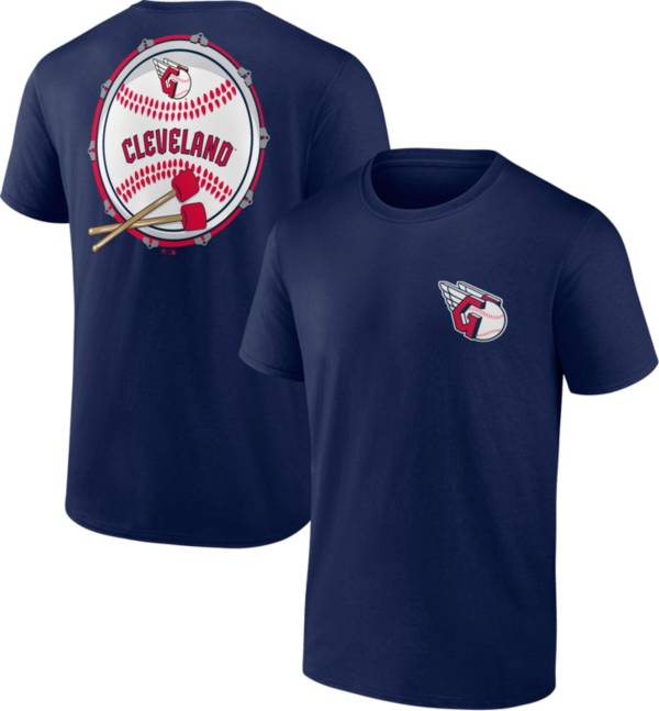 MLB Men's Cleveland Indians Navy Bring It T-Shirt