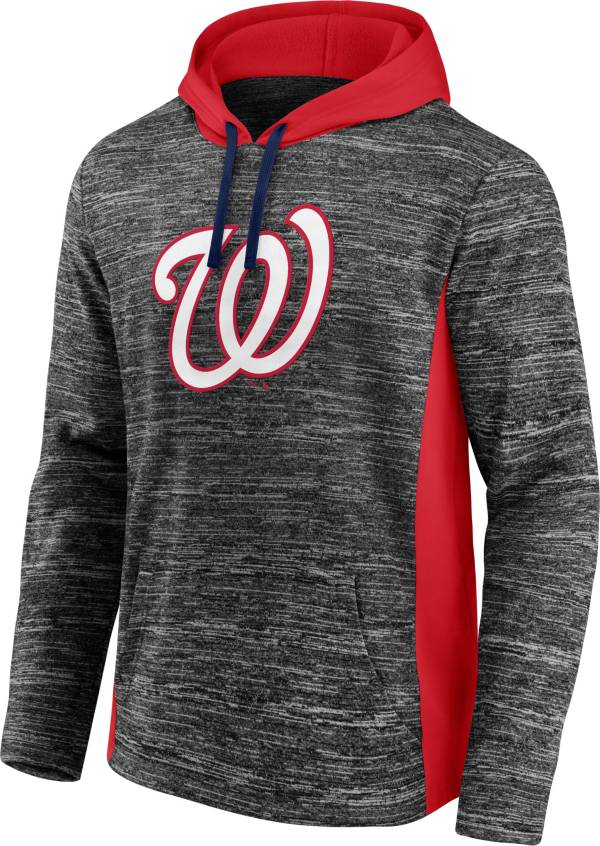 MLB Men's Washington Nationals Grey Instant Replay Pullover Hoodie