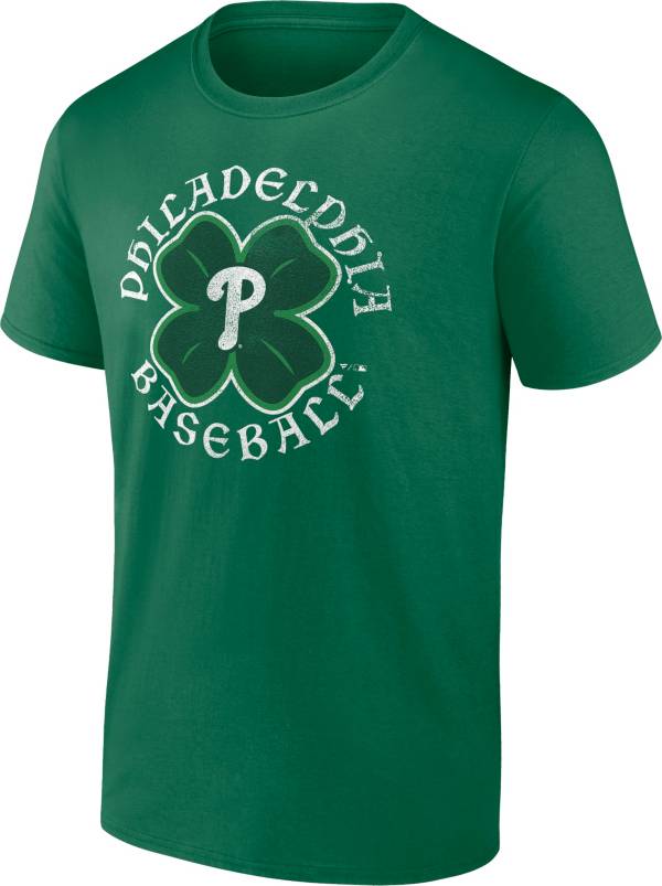 MLB Men's Philadelphia Phillies St. Patrick's Day '22 Green Celtic T-Shirt