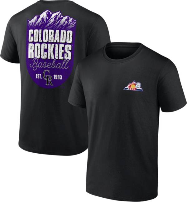 MLB Men's Colorado Rockies Black Bring It T-Shirt
