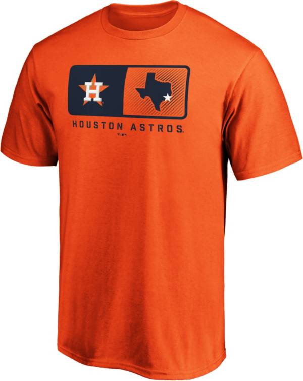 MLB Men's Houston Astros Orange Team Lineup T-Shirt