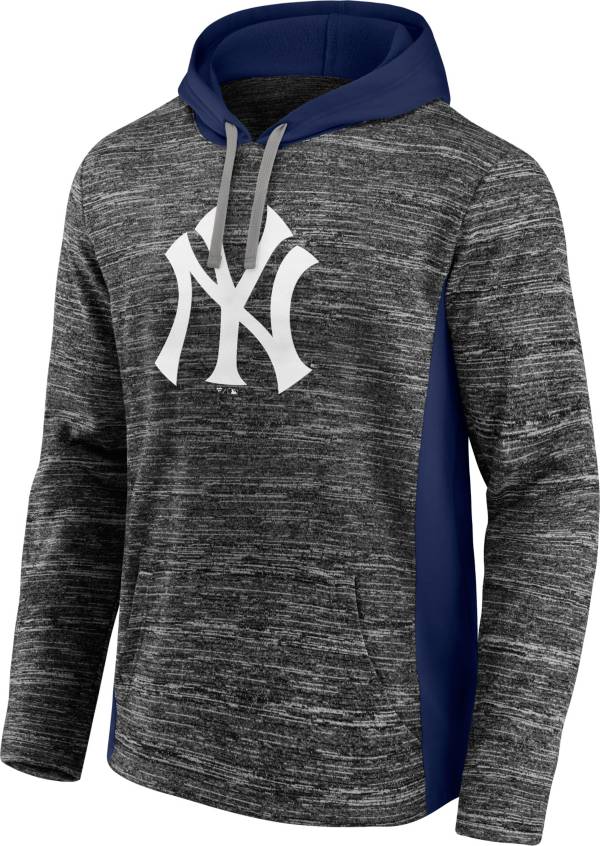 MLB Men's New York Yankees Charcoal Instant Replay Pullover Hoodie