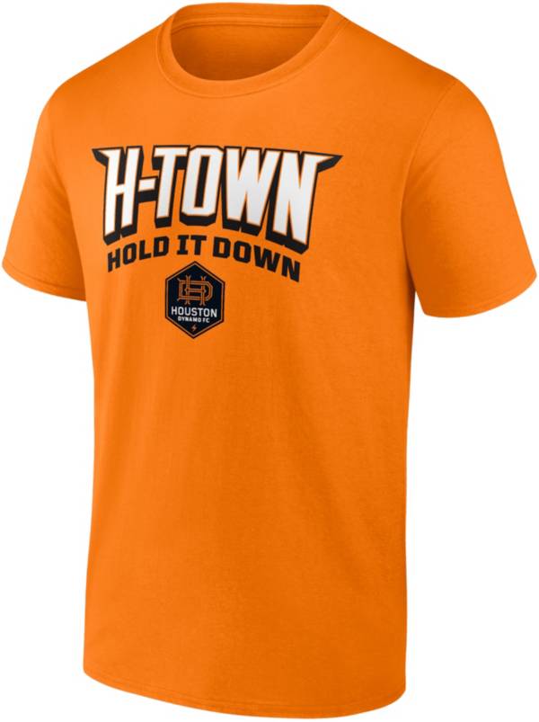 MLS Houston Dynamo Team Chant Orange T-Shirt