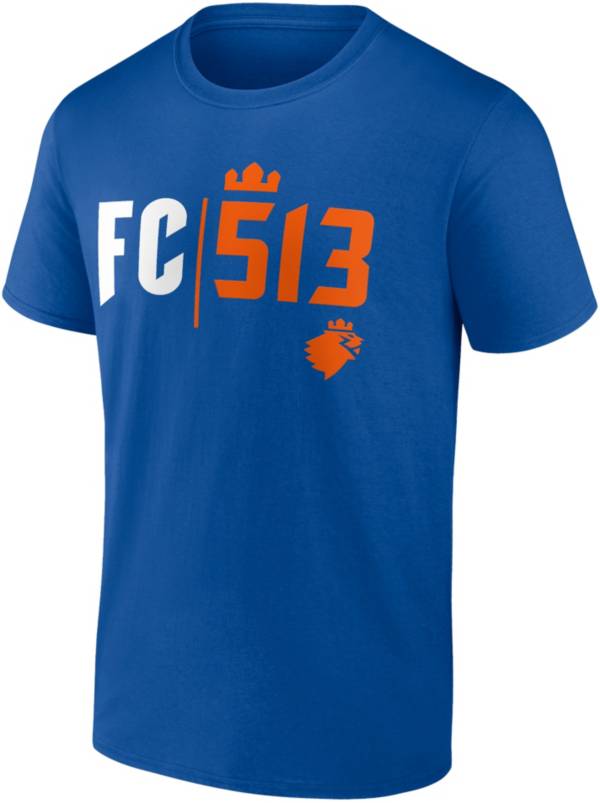 MLS FC Cincinnati Team Chant Royal T-Shirt