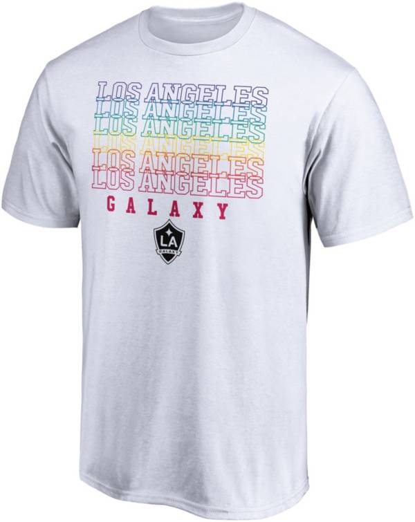 MLS Men's Los Angeles Galaxy Pride White T-Shirt