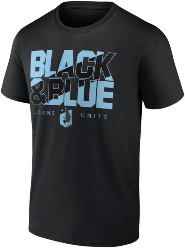 MLS Minnesota United FC Team Chant Black T-Shirt
