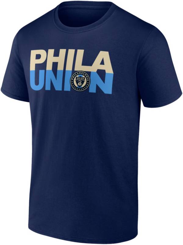 MLS Philadelphia Union Team Chant Navy T-Shirt