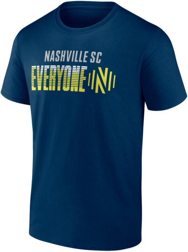 MLS Nashville SC Team Chant Navy T-Shirt