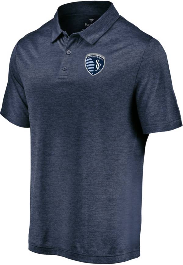 MLS Sporting Kansas City Primary Logo Navy Polo