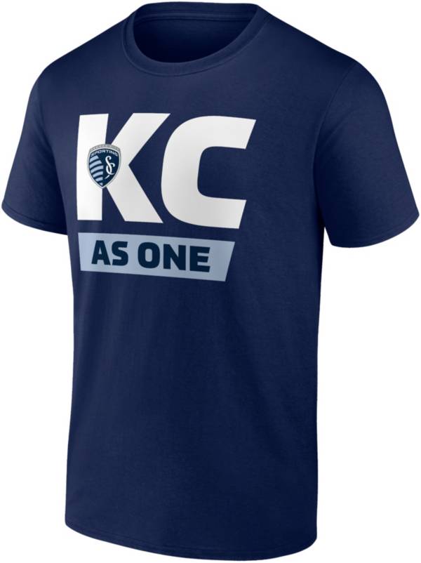 MLS Sporting Kansas City Team Chant Navy T-Shirt