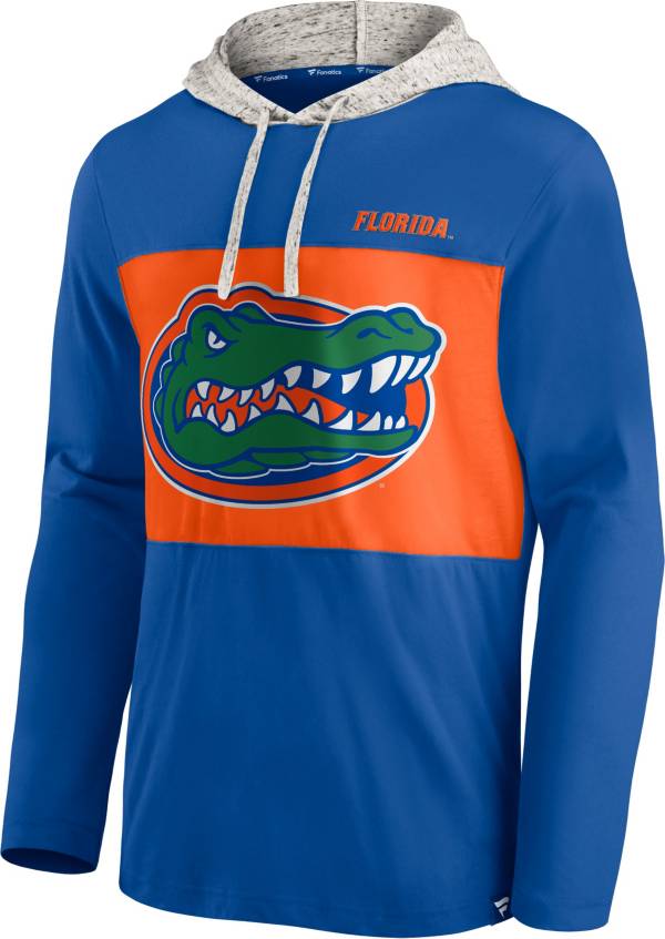 NCAA Men's Florida Gators Blue Long Sleeve Hooded T-Shirt