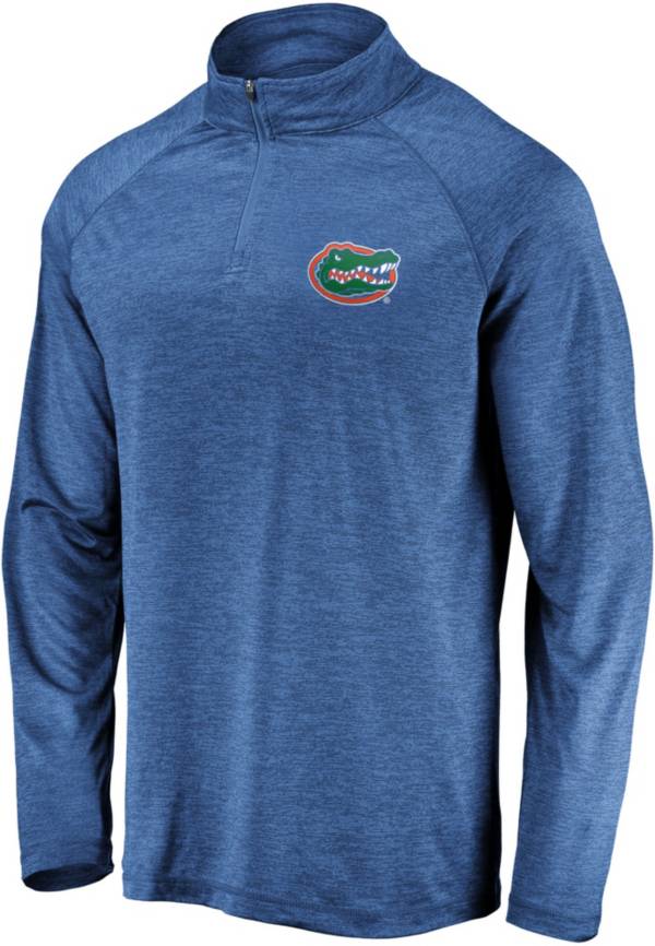 NCAA Men's Florida Gators Blue Quarter-Zip Pullover Shirt