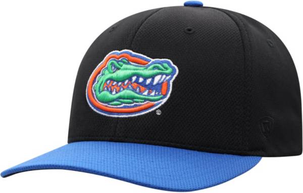 Top of the World Men's Florida Gators Black/Blue Stretch-Fit Hat