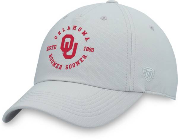 Top of the World Men's Oklahoma Sooners Grey Goals Adjustable Hat