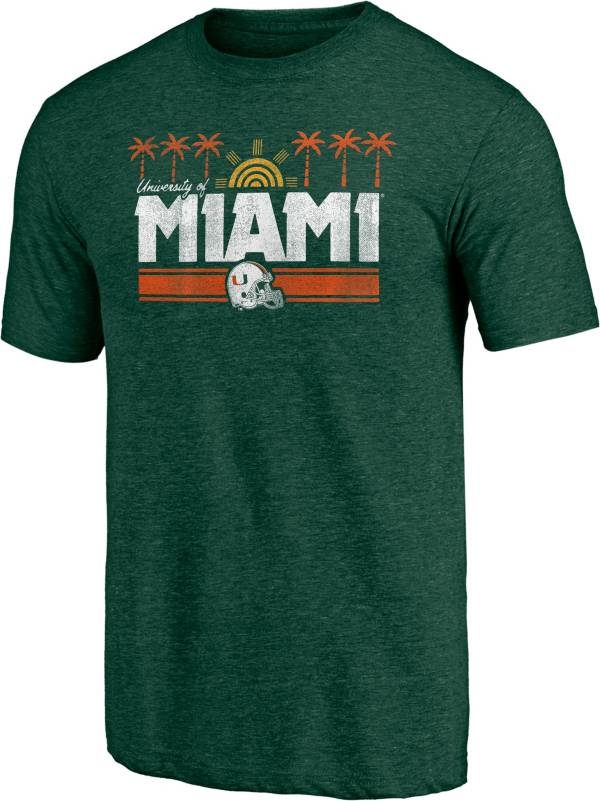 NCAA Men's Miami Hurricanes Green T-Shirt