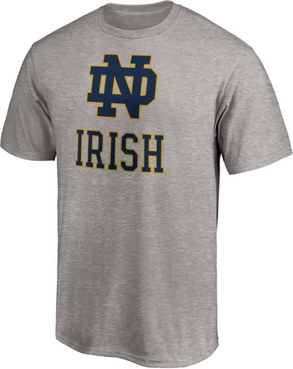 NCAA Men's Notre Dame Fighting Irish Grey Cotton T-Shirt